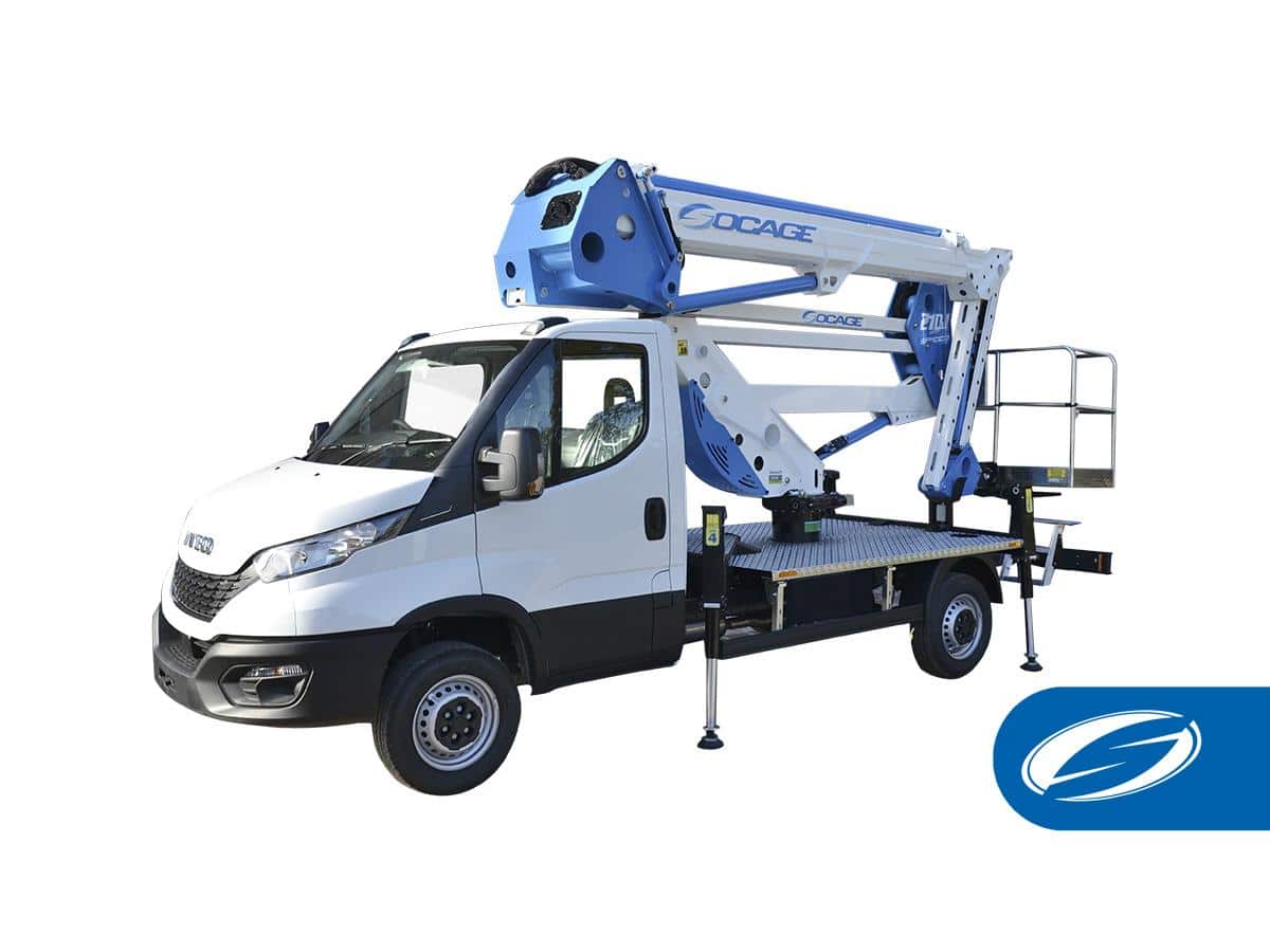 Compact truck-mounted platform 16A