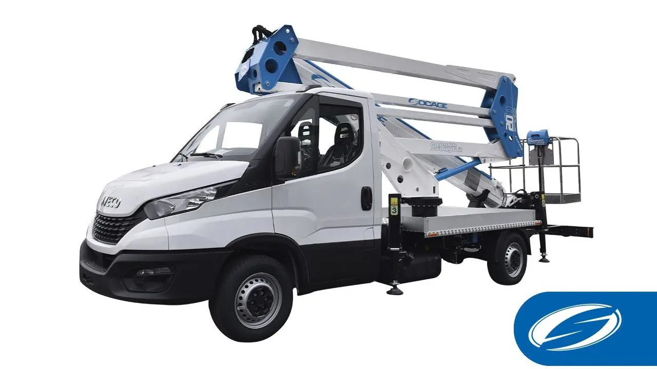 Compact truck-mounted platform 16A