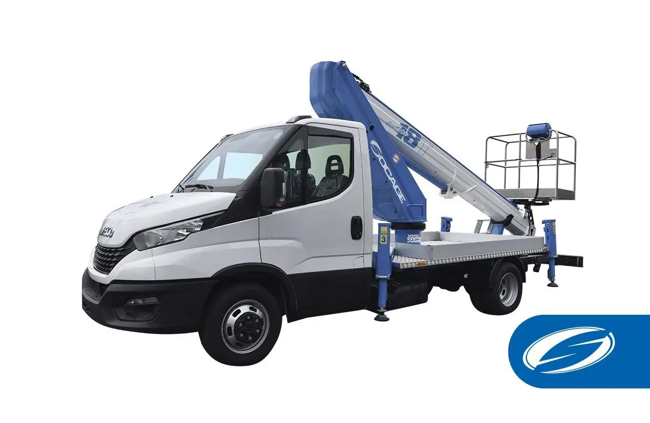 Compact truck-mounted platform 16A