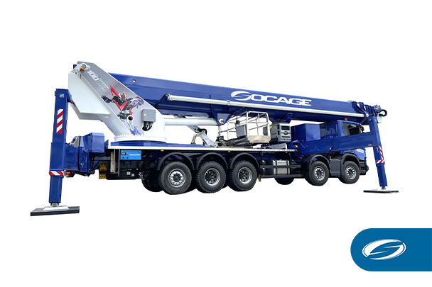 Compact truck-mounted platform 16A