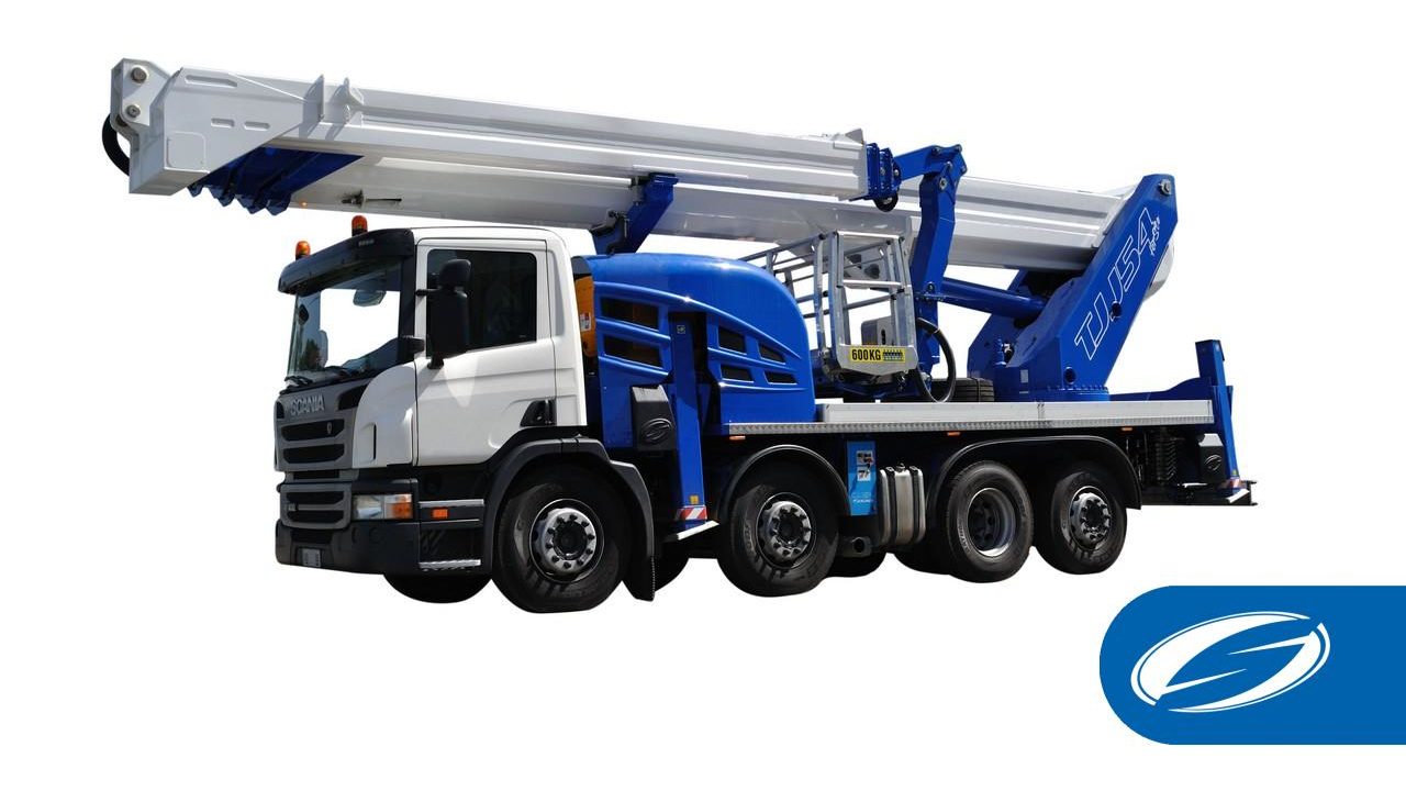 Compact truck-mounted platform 16A