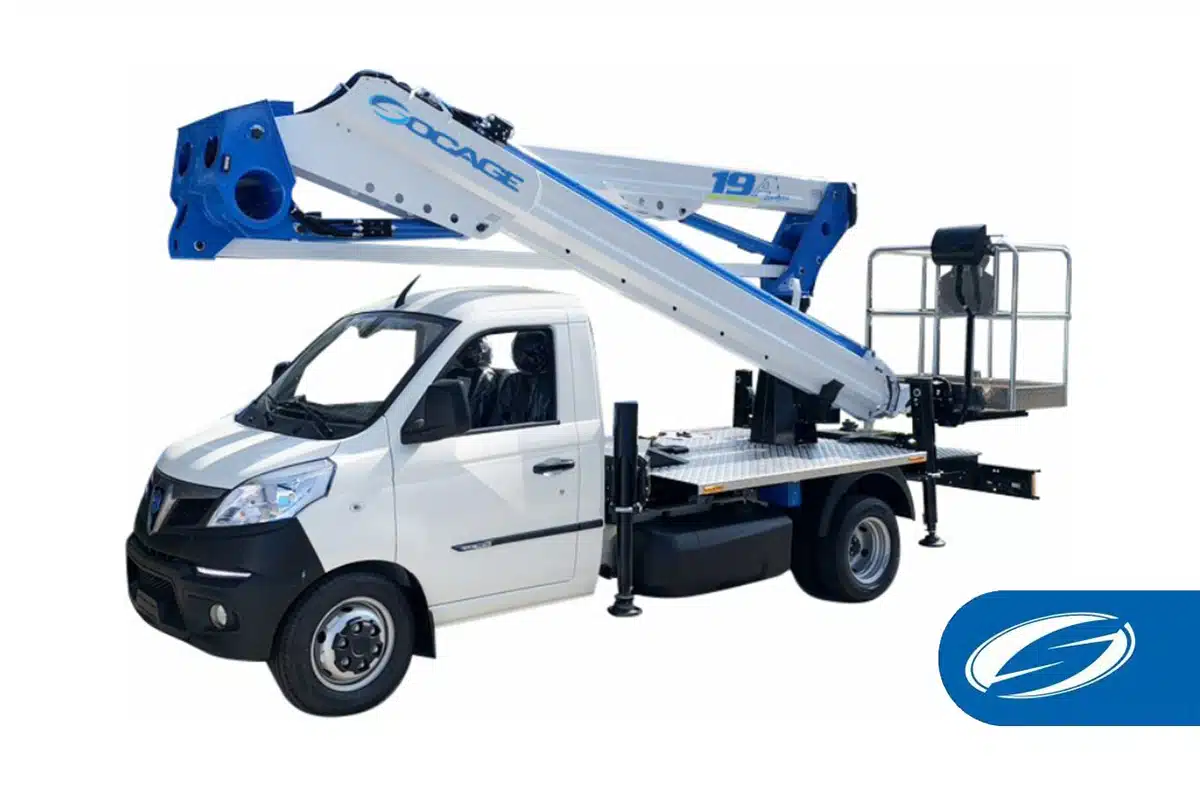 Compact truck-mounted platform 16A