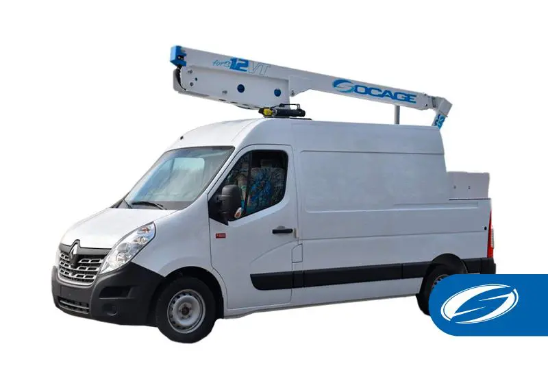 Compact truck-mounted platform 16A