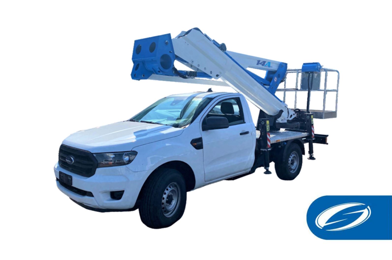 Compact truck-mounted platform 16A