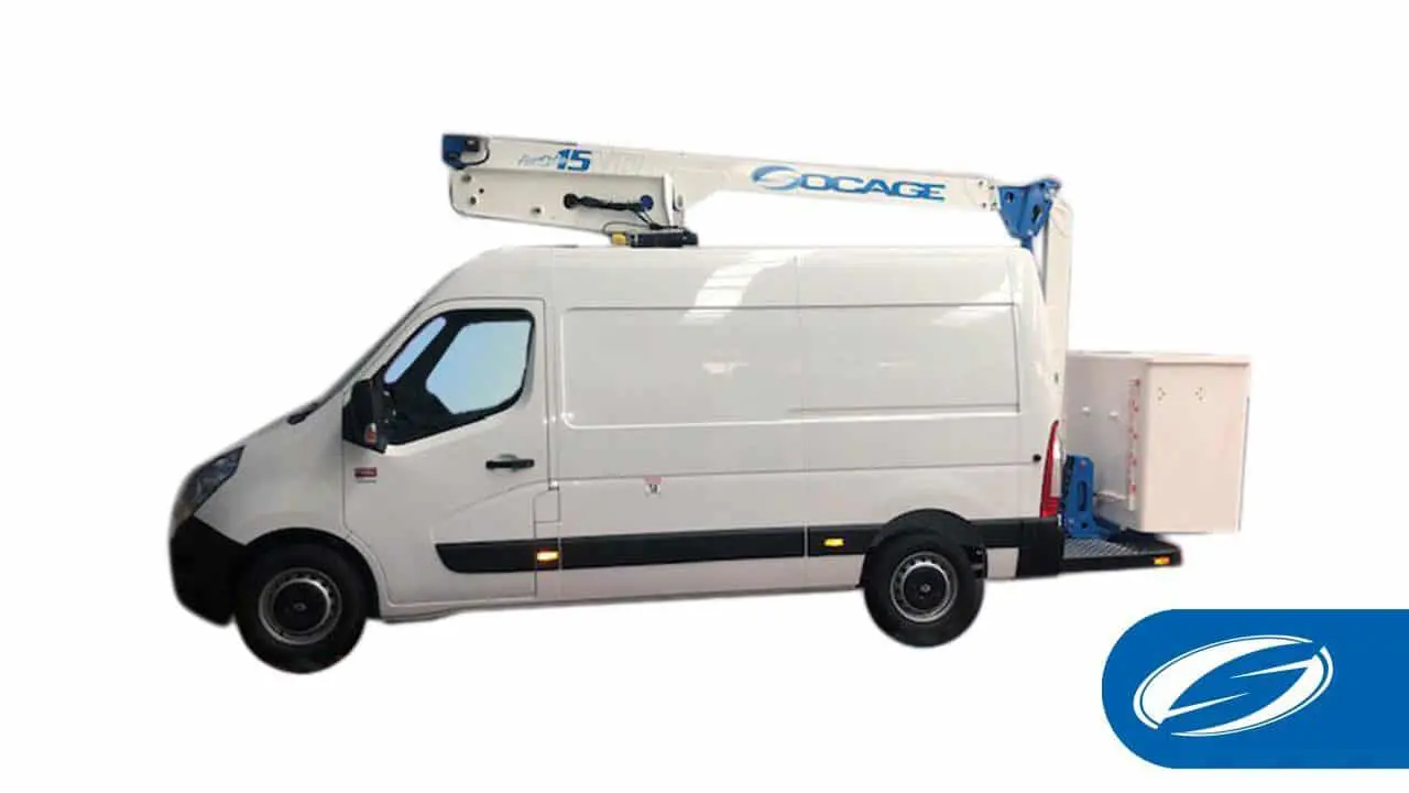 Compact truck-mounted platform 16A