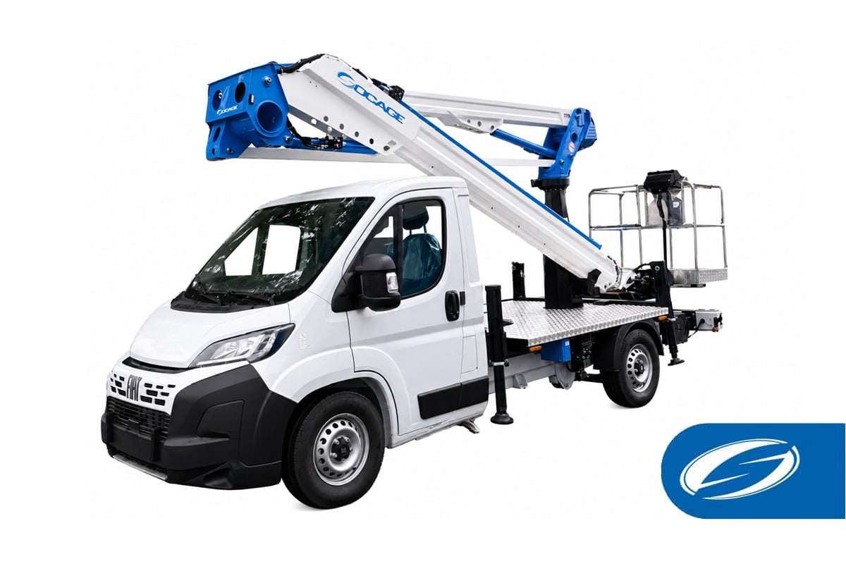 Compact truck-mounted platform 16A